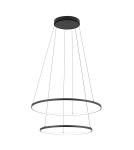 Pendant lamps circles - Nowodvorski CIRCOLO LED Pendant Ceiling Max wattage 35W LED 3000K Black 10814 - product 2