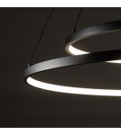 Pendant lamps circles - Nowodvorski CIRCOLO LED Pendant Ceiling Max wattage 35W LED 3000K Black 10814 - product 4