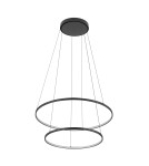 Pendant lamps circles - Nowodvorski CIRCOLO LED Pendant Ceiling Max wattage 35W LED 3000K Black 10814 - product 5