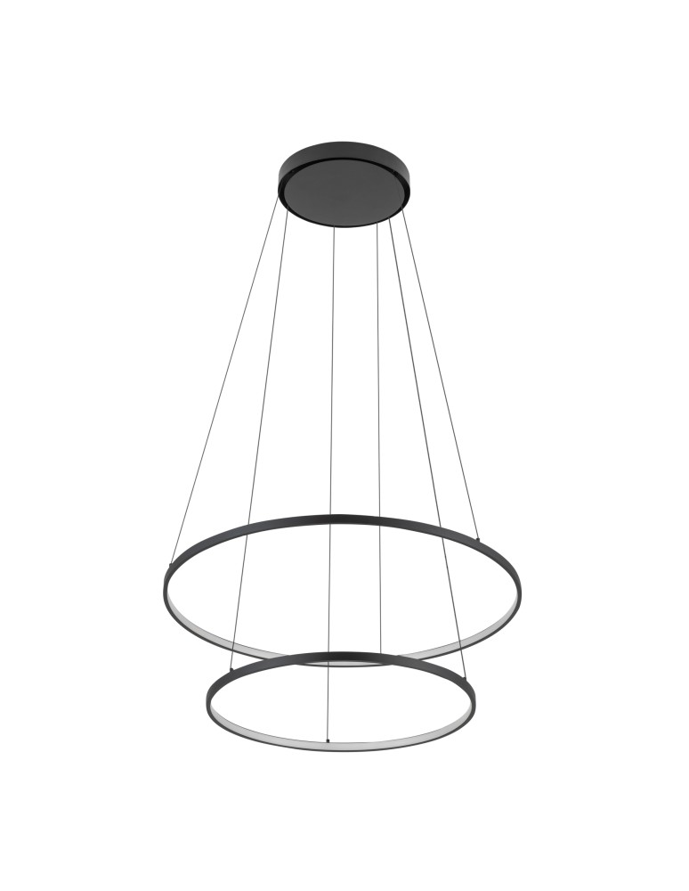 Pendant lamps circles - Nowodvorski CIRCOLO LED Pendant Ceiling Max wattage 35W LED 3000K Black 10814 - product kolory-swiatla.pl 5