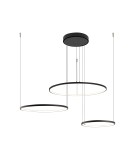 Pendant lamps circles - Nowodvorski CIRCOLO LED Pendant Ceiling Max power 45W LED 3000K Black 10817 - product 5