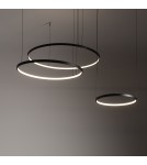 Pendant lamps circles - Nowodvorski CIRCOLO LED Pendant Ceiling Max power 45W LED 3000K Black 10817 - product 6