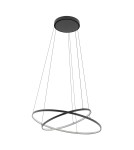 Pendant lamps circles - Nowodvorski CIRCOLO LED Pendant Ceiling Max wattage 35W LED 4000K Black 10864 - product 3