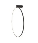 Ring ceiling lamps - Nowodvorski CIRCOLO LED M Ceiling Plafond Max power 21W LED 4000K Black 10865 - product 2