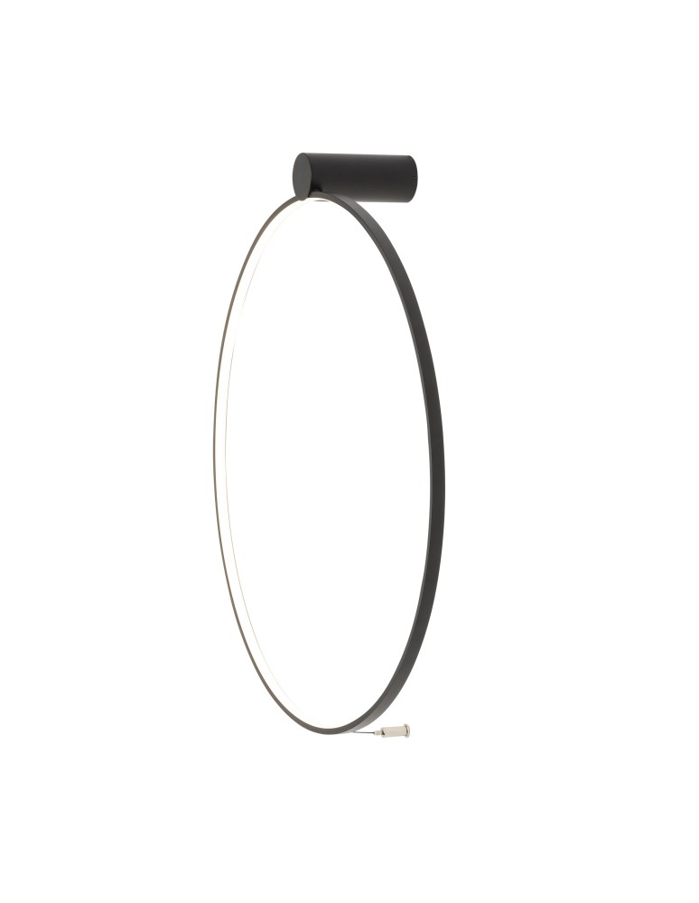 Ring ceiling lamps - Nowodvorski CIRCOLO LED M Ceiling Plafond Max power 21W LED 4000K Black 10865 - product kolory-swiatla.pl 2