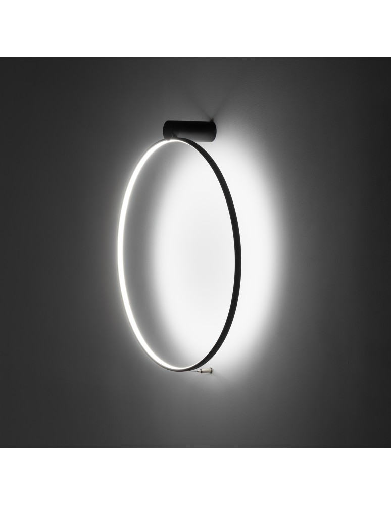 Ring ceiling lamps - Nowodvorski CIRCOLO LED M Ceiling Plafond Max power 21W LED 4000K Black 10865 - product kolory-swiatla.pl 3