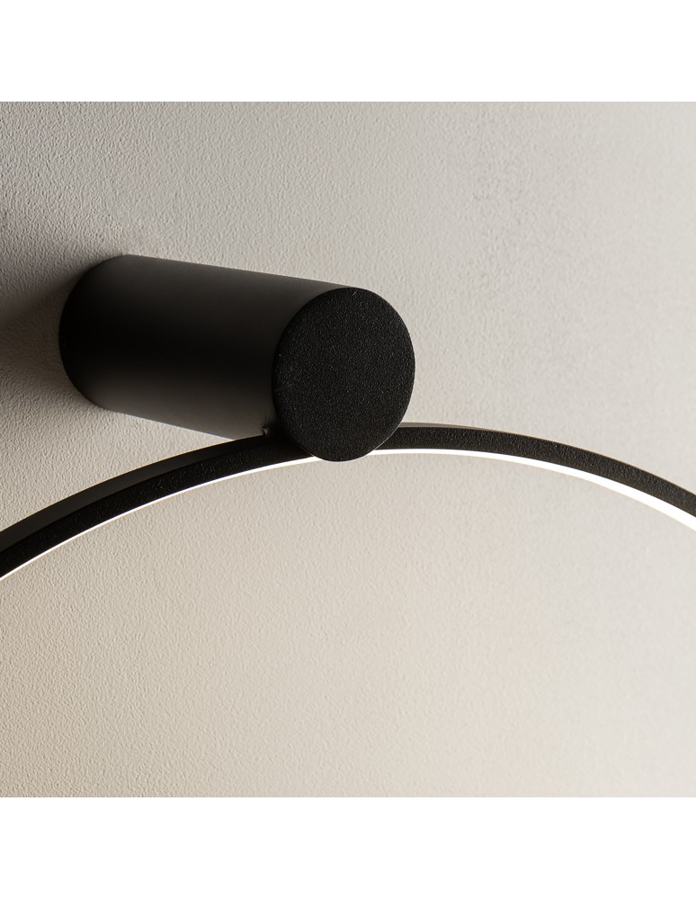 Ring ceiling lamps - Nowodvorski CIRCOLO LED M Ceiling Plafond Max power 21W LED 4000K Black 10865 - product kolory-swiatla.pl 5