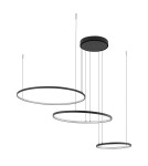 Pendant lamps circles - Nowodvorski CIRCOLO LED Pendant Ceiling Max power 45W LED 4000K Black 10867 - product 3