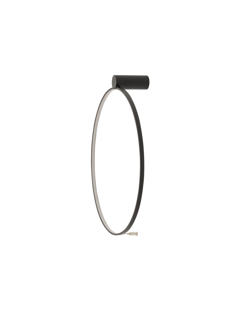 Ring ceiling lamps - Nowodvorski CIRCOLO LED S Ceiling Plafond Max power 18W LED 4000K Black 10930 - product kolory-swiatla.pl 1