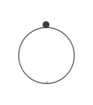 Ring ceiling lamps - Nowodvorski CIRCOLO LED S Ceiling Plafond Max power 18W LED 4000K Black 10930 - product 3