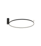 Ring ceiling lamps - Nowodvorski CIRCOLO LED S Ceiling Plafond Max power 18W LED 4000K Black 10930 - product 4