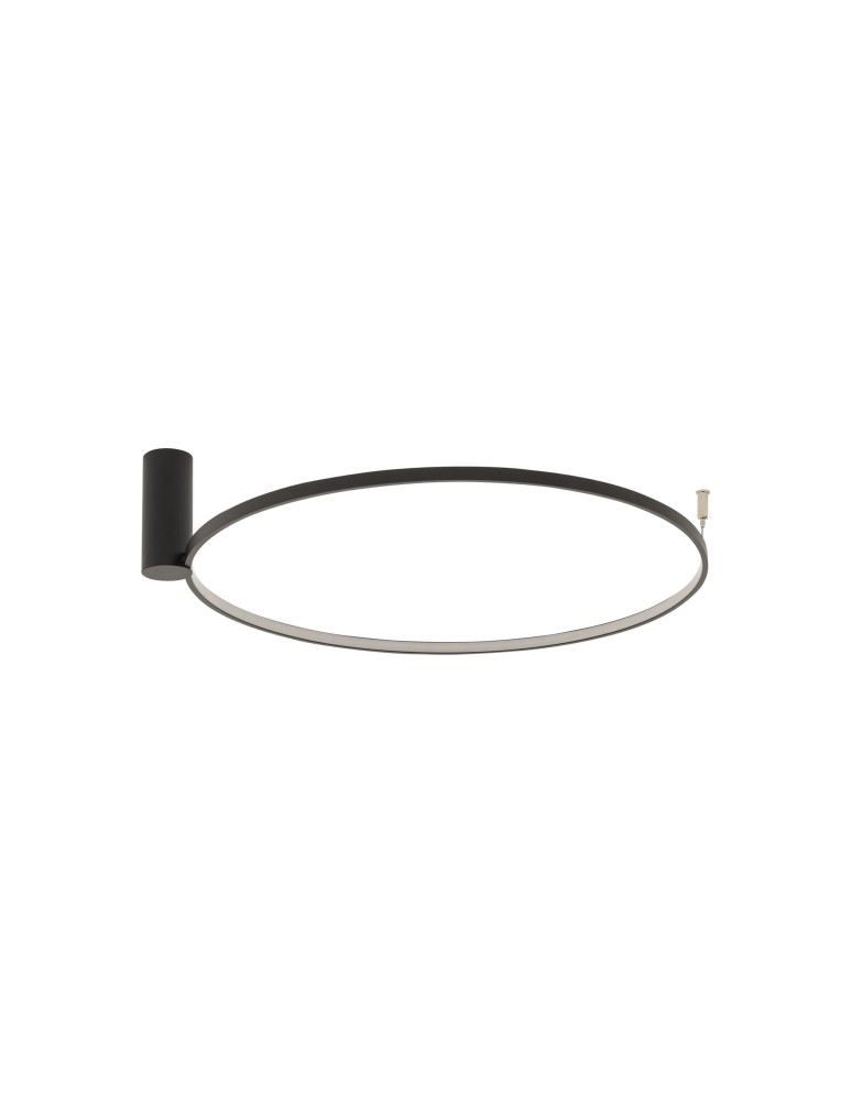 Ring ceiling lamps - Nowodvorski CIRCOLO LED S Ceiling Plafond Max power 18W LED 4000K Black 10930 - product kolory-swiatla.pl 4