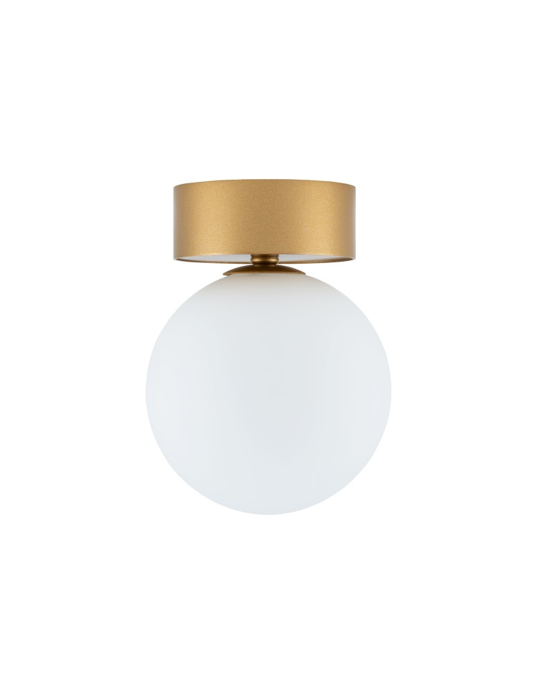 Ceiling lamps spheres - Nowodvorski KIER S Ceiling Plafond/Surround Max wattage 12W G9 Satin Gold 10623 - product kolory-swiatla.pl 1