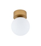 Ceiling lamps spheres - Nowodvorski KIER S Ceiling Plafond/Surround Max wattage 12W G9 Satin Gold 10623 - product 3