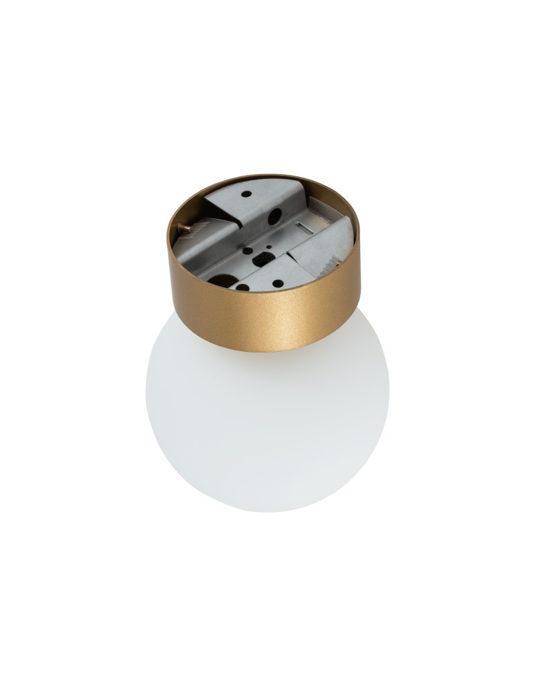 Ceiling lamps spheres - Nowodvorski KIER S Ceiling Plafond/Surround Max wattage 12W G9 Satin Gold 10623 - product kolory-swiatla.pl 4