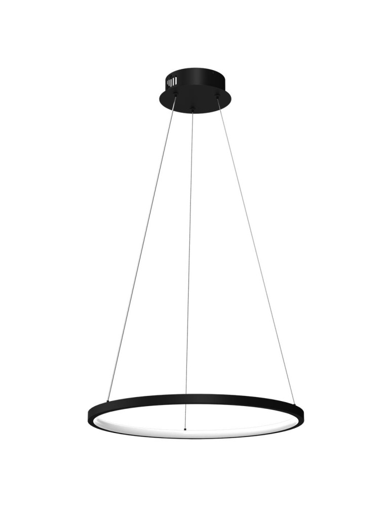 Pendant lamps circles - Milagro ROTONDA BLACK 27W LED pendant lamp ML7939 - product kolory-swiatla.pl 7