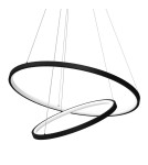 Pendant lamps circles - Milagro ROTONDA BLACK 51W LED pendant lamp ML7942 - product 2