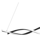 Pendant lamps over the island - Milagro GRANT BLACK 38W LED Pendant Lamp ML8609 - product 2