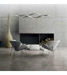 Pendant lamps over the island - Milagro GRANT BLACK 38W LED Pendant Lamp ML8609 - product 4