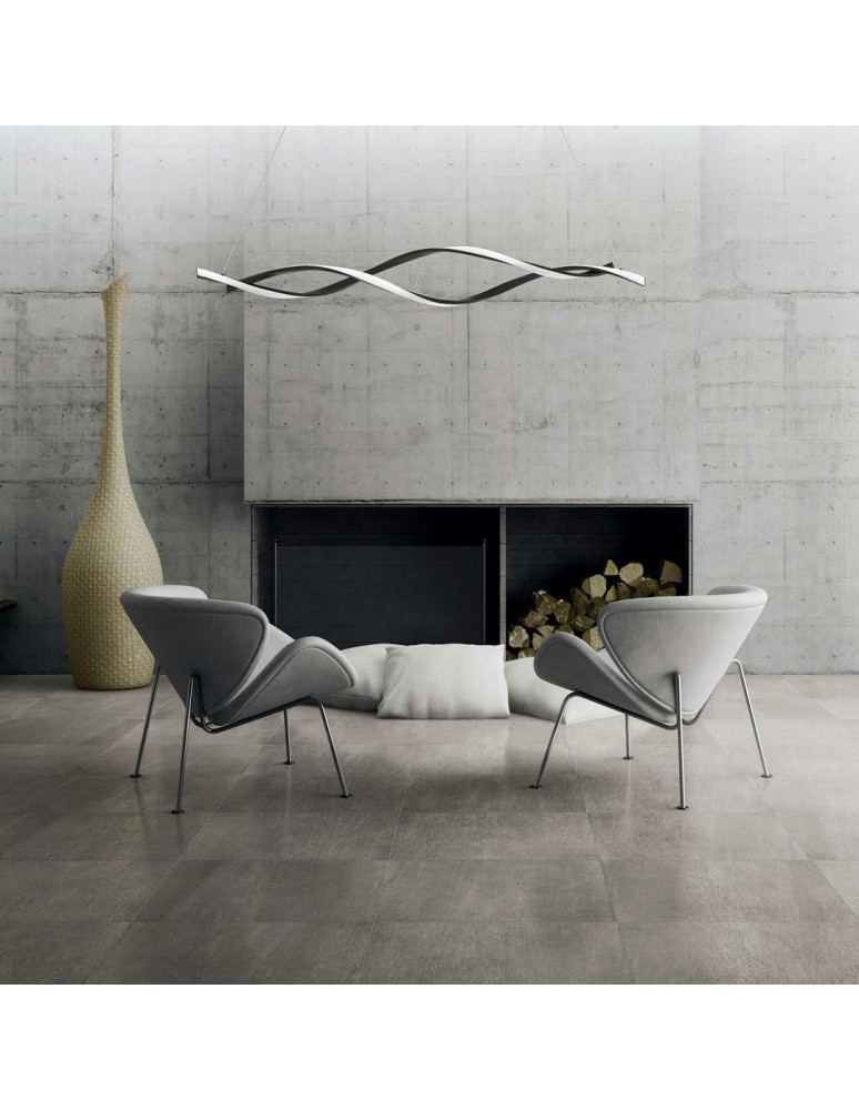 Pendant lamps over the island - Milagro GRANT BLACK 38W LED Pendant Lamp ML8609 - product kolory-swiatla.pl 4