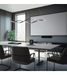 Pendant lamps over the island - Milagro GRANT BLACK 38W LED Pendant Lamp ML8609 - product 5