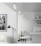 Adjustable ceiling lamps - spots - Milagro Spot Andy 1xGU10 White + Gold ML9932 - product 3