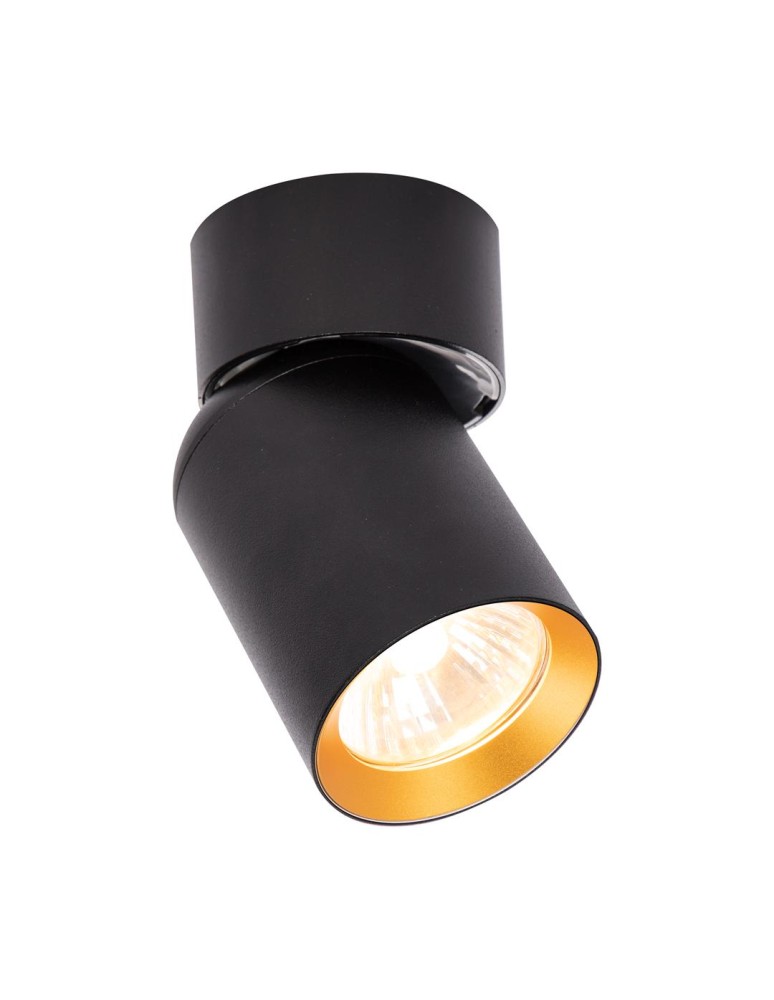Adjustable ceiling lamps - spots - Milagro Spot Andy 1xGU10 Black + Gold ML9933 - product kolory-swiatla.pl 2