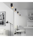 Adjustable ceiling lamps - spots - Milagro Spot Andy 1xGU10 Black + Gold ML9933 - product 3