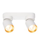 Adjustable ceiling lamps - spots - Milagro Andy Ceiling Lamp 2xGU10 White + Gold ML9934 - product 2
