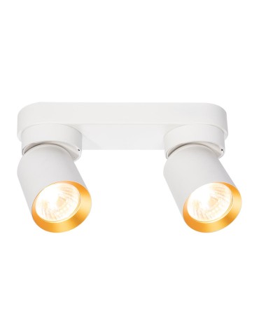 Milagro Andy Ceiling Lamp 2xGU10 White + Gold ML9934 - product 2