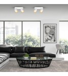 Adjustable ceiling lamps - spots - Milagro Andy Ceiling Lamp 2xGU10 White + Gold ML9934 - product 3