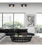 Adjustable ceiling lamps - spots - Milagro Andy Ceiling Lamp 2xGU10 Black + Gold ML9935 - product 3