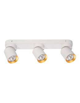 Milagro Lampa Sufitowa Andy 3xGU10 Biały + Złoty ML9936