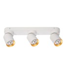 Adjustable ceiling lamps - spots - Milagro Andy Ceiling Lamp 3xGU10 White + Gold ML9936 - product 5