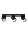 Milagro Andy Ceiling Lamp 3xGU10 Black + Gold ML9937