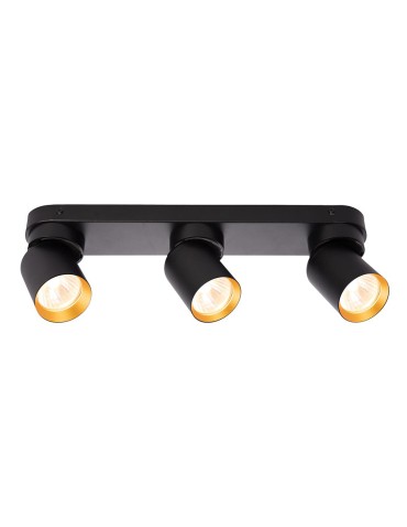 Milagro Andy Ceiling Lamp 3xGU10 Black + Gold ML9937 - product 2