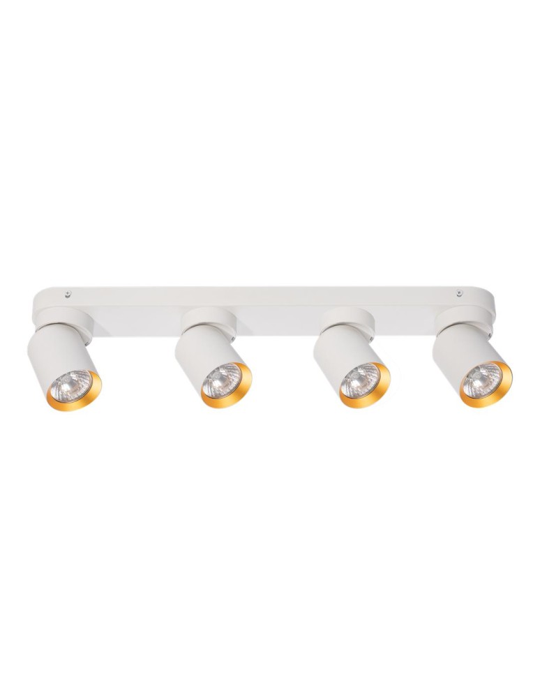 Adjustable ceiling lamps - spots - Milagro Andy Ceiling Lamp 4xGU10 White + Gold ML9938 - product kolory-swiatla.pl 5