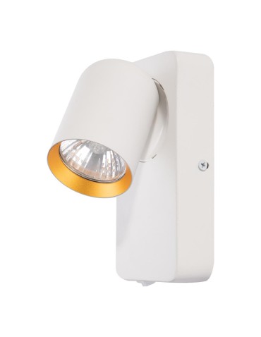Milagro Wall lamp Andy 1xGU10 White + Gold ML9942