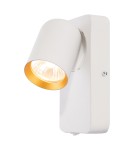 Adjustable wall lamps - Milagro Wall lamp Andy 1xGU10 White + Gold ML9942 - product 2