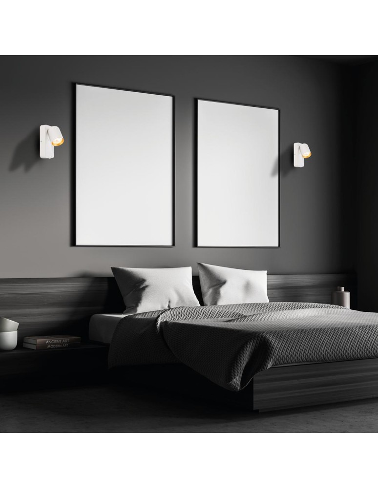 Adjustable wall lamps - Milagro Wall lamp Andy 1xGU10 White + Gold ML9942 - product kolory-swiatla.pl 3