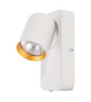 Adjustable wall lamps - Milagro Wall lamp Andy 1xGU10 White + Gold ML9942 - product 5