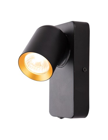 Milagro Wall lamp Andy 1xGU10 Black + Gold ML9943 - product 2