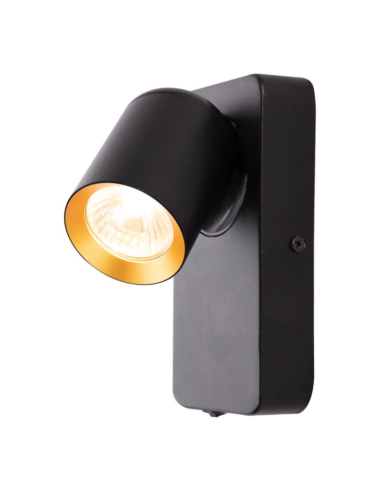 Adjustable wall lamps - Milagro Wall lamp Andy 1xGU10 Black + Gold ML9943 - product kolory-swiatla.pl 2