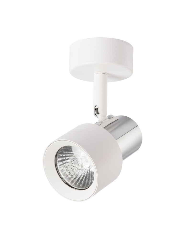 Adjustable ceiling lamps - spots - Milagro Spot Cino 1xGU10 White + Chrome ML9944 - product kolory-swiatla.pl 1