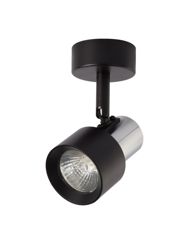 Adjustable ceiling lamps - spots - Milagro Spot Cino 1xGU10 Black + Chrome ML9945 - product kolory-swiatla.pl 5