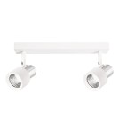 Adjustable ceiling lamps - spots - Milagro Cino Ceiling Lamp 2xGU10 White + Chrome ML9946 - product 5