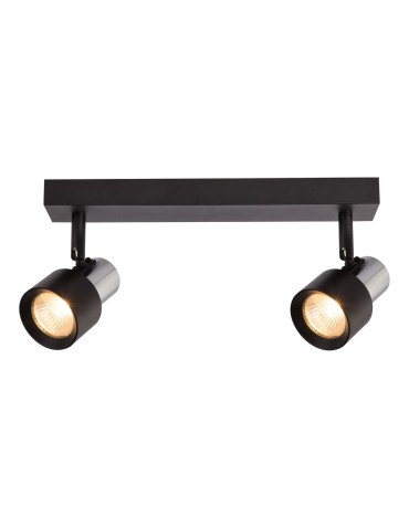 Milagro Lampa Sufitowa Cino 2xGU10 Czarny + Chrom ML9947 - produkt 2