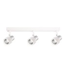 Adjustable ceiling lamps - spots - Milagro Cino Ceiling Lamp 3xGU10 White + Chrome ML9948 - product 1