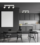 Adjustable ceiling lamps - spots - Milagro Cino Ceiling Lamp 3xGU10 White + Chrome ML9948 - product 3