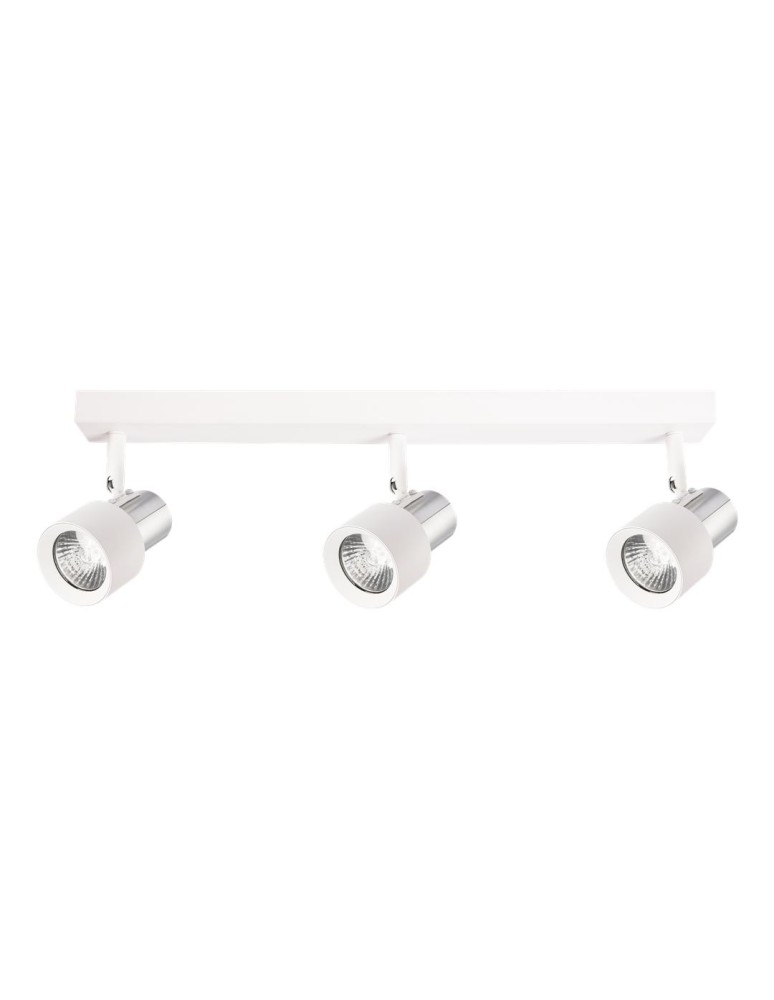 Adjustable ceiling lamps - spots - Milagro Cino Ceiling Lamp 3xGU10 White + Chrome ML9948 - product kolory-swiatla.pl 5
